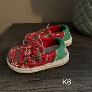 Toddler Christmas Hey Dudes Size K6